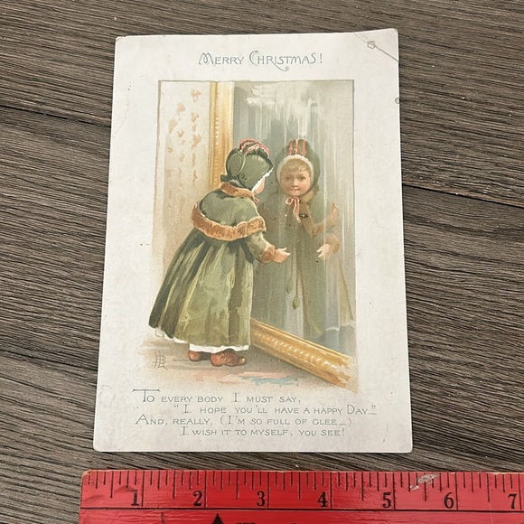 Lot vintage antique Christmas cards ephemera paper celluloid popup 3-d - Picture 9 of 16